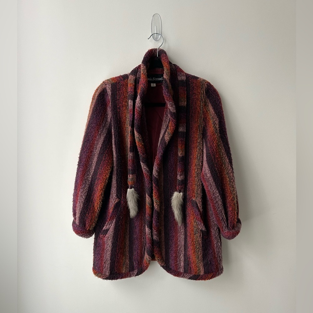 Louis Feraud Multicolor Striped Jacket